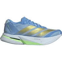 adidas adizero Boston 13 Damen Blue Burst/Gold Metallic/Glow Blue 43 1/3