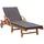 furnicato Sonnenliege 68 x 0 x 0 cm Braun
