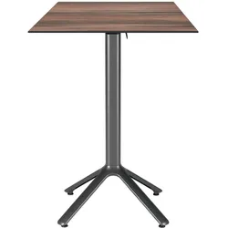 Restootab Klappbarer Outdoor- Stehtisch Nemo 60x60cm - Modell Eiche Montagne