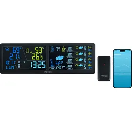 ideoon WLAN Wetterstation mit App & XXL Display Mehrfarbig