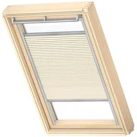 VELUX Wabenplissee FK06, Elfenbein, 1166, Aluminiumschiene,GGU,Manuell,VELUX