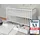 Kids Collective Babybett Kinderbett Gitterbett 60x120 höhenverstellbar & herausnehmbare Sprossen, | weiss sehr stabil Europe - weiß