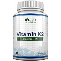 Vitamin K2 MK7 200 μg 365 Vegetarische und Vegane Tabletten Menaquinon
