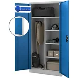 Jan Nowak Mehrzweckschrank 185 x 90 x 45 cm Grau-Blau