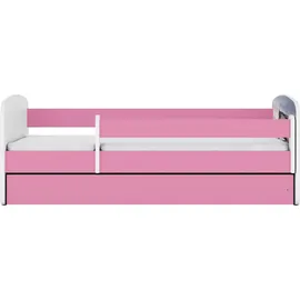 raumhirsch furniture Kinderbett mit Pferd 80 x 180 cm Holzwerkstoff rosa