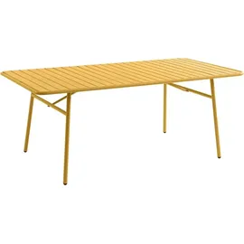 vente-unique Gartenmöbel-Set 5-tlg. Senfgelb