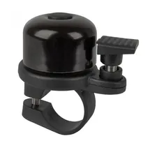 airbell Fahrradklingel mit Airtaghalter 31,8mm Klemme schwarz