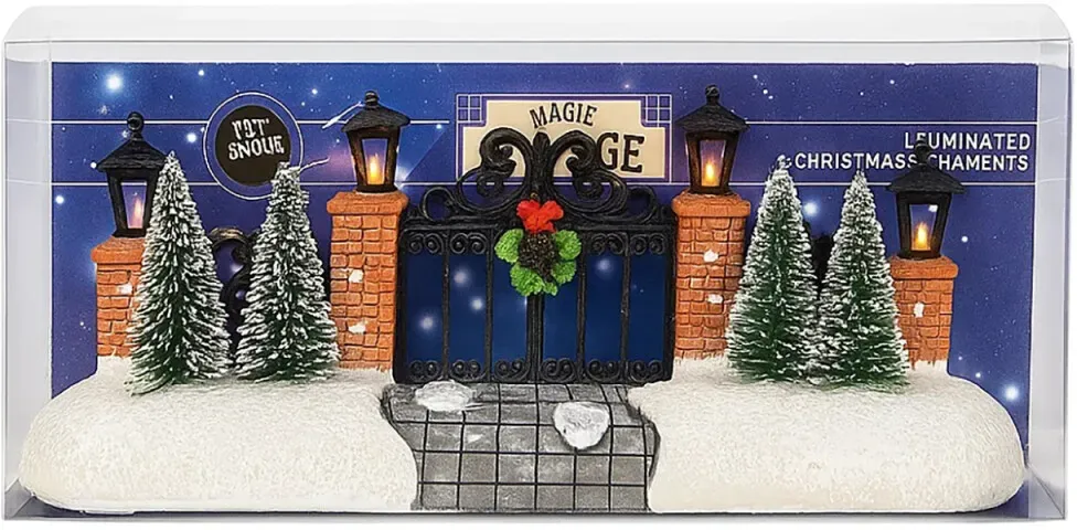 Magic Village Weihnachtstor Adventstor Weihnachtsdekoration Dekoration Deko