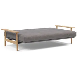 Innovation Living Schlafsofa INNOVATION LIVING TM "Balder Softspring, stabile Armlehnen, bequem und komfortabel", grau, B:230cm H:92cm T:112cm, Sofas, Schlafsofa, vollwertiger Bettersatz, hochwertige Matratze durchgehendem Lattenrost
