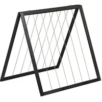 Dobar dobar® Rankhilfe 58 x 70 cm Holz, Anthrazit)