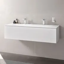 Keuco Edition 11 Schrank mit Doppelwaschtisch, 1 Auszug, 39633270200,