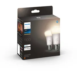 Philips LED-Birne 10W E27 1100 lm warmweiß 2 St.
