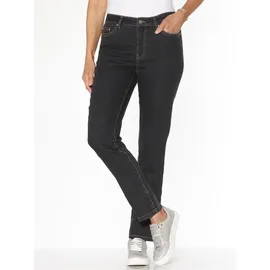 Classic Basics Bequeme Jeans CLASSIC BASICS, Damen, Gr. Normalgrößen, blau, bleached, 81% Baumwolle, 17% Polyester, 2% Elasthan, unifarben, lang, Jeans