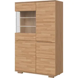OTTO home Vitrine VETRO 90 x 40 x 145,5 cm Braun