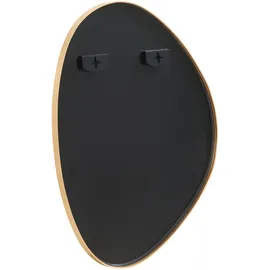[en.casa] Wandspiegel Lardkapihond 75 x 53 cm Goldfarben