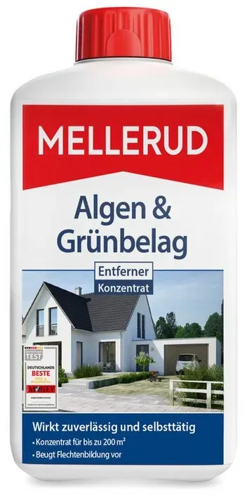 Preisvergleich Produktbild Mellerud Algen & Grünbelag Entferner Konzentrat 1,0 l Grünbelagentferner