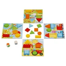 GoKi 56760 - Farbwürfelspiel Geometrische Formen