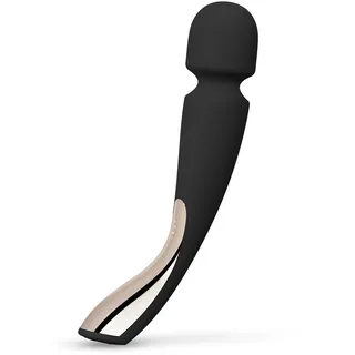 LELO SMART WAND 2 Medium Wand-Massagegerät Black, Massage-Wand zum Muskelentspannen und Vergnügen, wasserdicht und kabellos