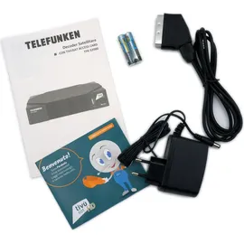 Telefunken TFK-S2000 DVB-S2 Sat Receiver mit aktiver TiVuSat HD Karte