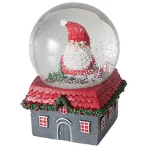 Boltze Schneekugel Ø10 cm mehrfarbig
