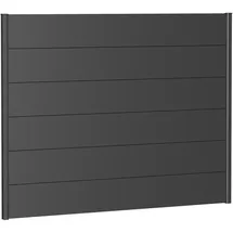 Biohort Sichtschutzelement 180 x 135 cm Dunkelgrau Stahl