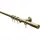 GARDINIA Gardinenstangen-Set Zylinder Ø 20 mm Messing Antik 120 cm