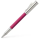 Graf Von Faber-Castell Tintenroller Guilloche mit Gratis Gravur (Electric Pink) | Aus Metall - Modernes Design | SKU: 146518 | Ziehkappe | Bürobedarf