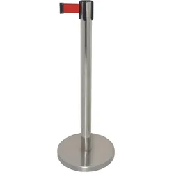 Bolero Polierte Schranke mit rotem Gurt 3m