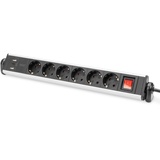Digitus Office Tisch-Steckdosenleiste, 6-fach, 2x USB-A/1x USB-C, 1.5m (DA-70624)