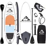 Polar Outdoors by Roc Aufblasbares Stand-Up-Paddle-Board mit Premium-SUP-Paddel-Board, Zusatzzubehör, breites stabiles Design, rutschfestes Komfortdeck für Jugendliche und Erwachsene (Trail mit