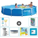 Frame Pool Rund - 366x76 Cm - 7-teilig  S218