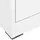 vidaXL Aktenschrank Weiß 46x62x72,5 cm Stahl