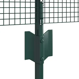 vidaXL Zaun 0,5 x 10 m Grün/Stahl