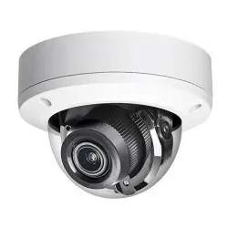 Indexa 29243 IP-Kamera 5MP Netzwerk-Kuppelkamera Motorzoom 2, 8-12mm KI-Funktionen PoE IK10 IR30m weiß NWD6553M