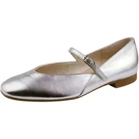 Paul Green Ballerinas Leder", Damen, silber, Gr. 40 EU