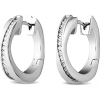 JETTE Creolen WRAPPED silber 87223183
