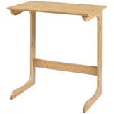 [en.casa] Laptoptisch Natur, Holz, Bambus, Rechteckig,Rechteckig, 60x65x40 cm, Arbeitszimmer, Schreibtische, Computertische
