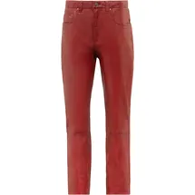 Ricano Lederhose No. 3 TR Slim Fit rot 36