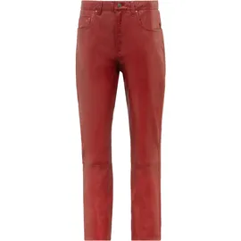 Ricano Lederhose No. 3 TR Slim Fit rot 36