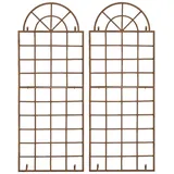CLP Rankgitter Viva 2er Set 60 x 30 cm Antik Braun