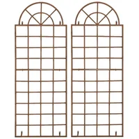 CLP Rankgitter Viva 2er Set 60 x 30 cm Antik Braun