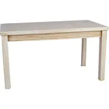 MiaMöbel Mexico Esstisch 140x80cm Massivholz Pinie Mexiko Möbel Mexikanisch