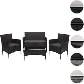 MCW MCW-F55 Loungeset braun/dunkelgrau