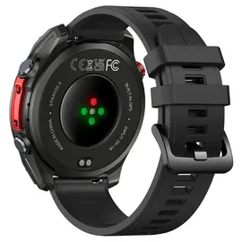 Zeblaze Stratos 4 BT One Size Kunststoffgehäuse Schwarz Sportarmband Schwarz One Size