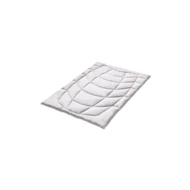 Kauffmann Kamelhaar Steppdecke 200x200 cm leicht - weiß ¦ Maße B: 200 H: 5