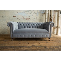 JVmoebel Chesterfield-Sofa, Chesterfield 3 Sitzer Design Sofa Couch 197 cm