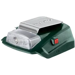 Metabo Akku-Power-Adapter PA 14.4-18 LED-USB mit 12 V-Anschluss und LED-Licht - Karton - 600288000