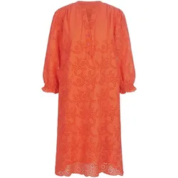 Kleid V-Öffnung am Ausschnitt Marcel Ostertag orange, 38