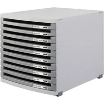 HAN Schubladenbox Contur 30 x 38,2 x 30,7 cm 10-tlg. grau