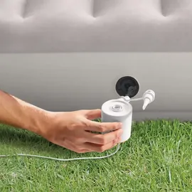 Intex Prestige Mid-Rise, Aufblasbare Matratze mit Ventil, Geeignet für 2 Person, PVC, Mehrfarbig, 152x203x30 cm